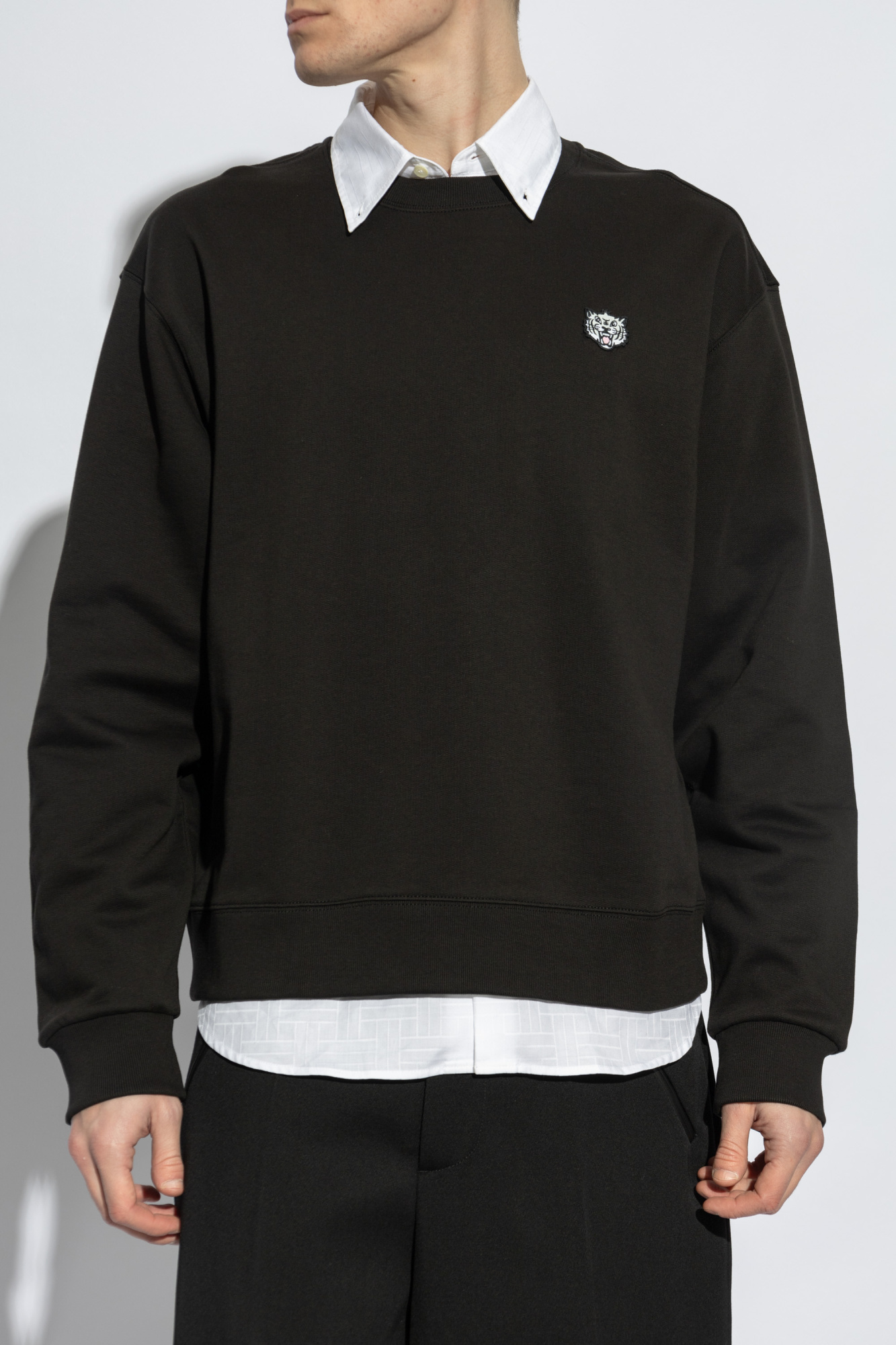 Kenzo Sweatshirt with logo patch | Men's Clothing | Vitkac